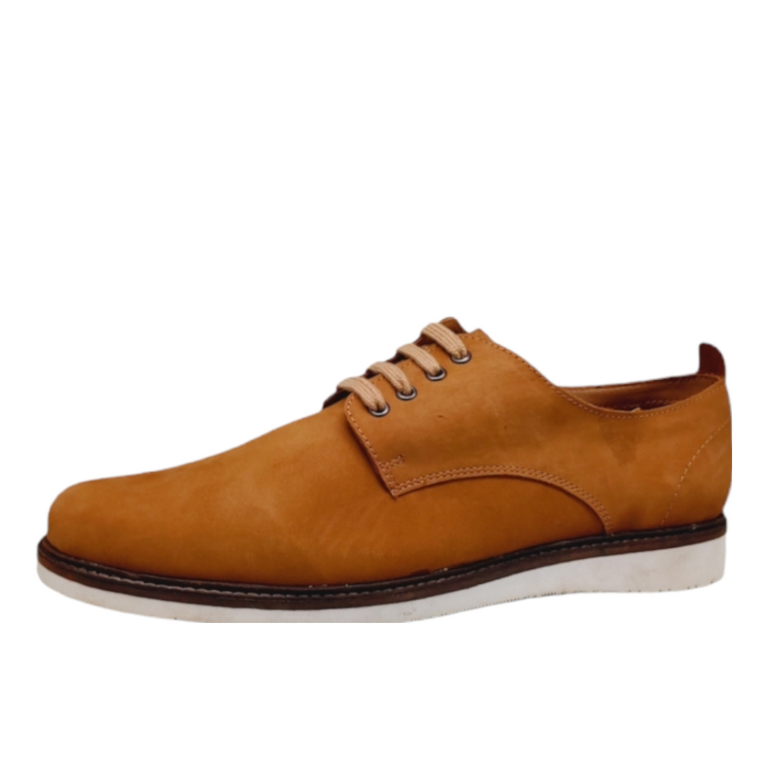 Vento Men's Semi Formal Shoes (Tan)