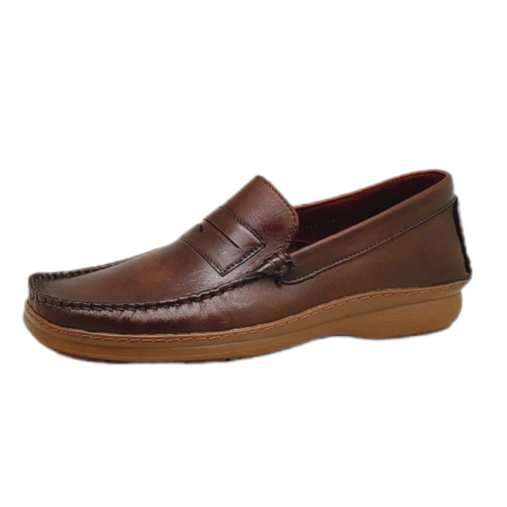 Brent Shoes Men's Control Sadle Men's Casual Shoes (Brown)