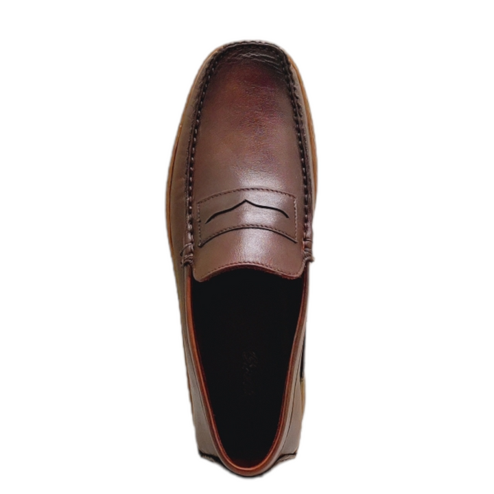 Brent Shoes Men's Control Sadle Men's Casual Shoes (Burgundy)