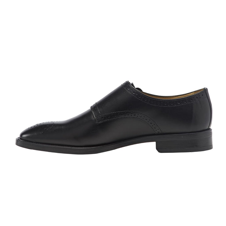 Double Monk Men's Formal Shoes (Black)