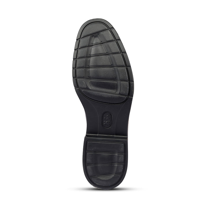 Brent Shoes Men's TW 1786 Black Derby Leather Formals