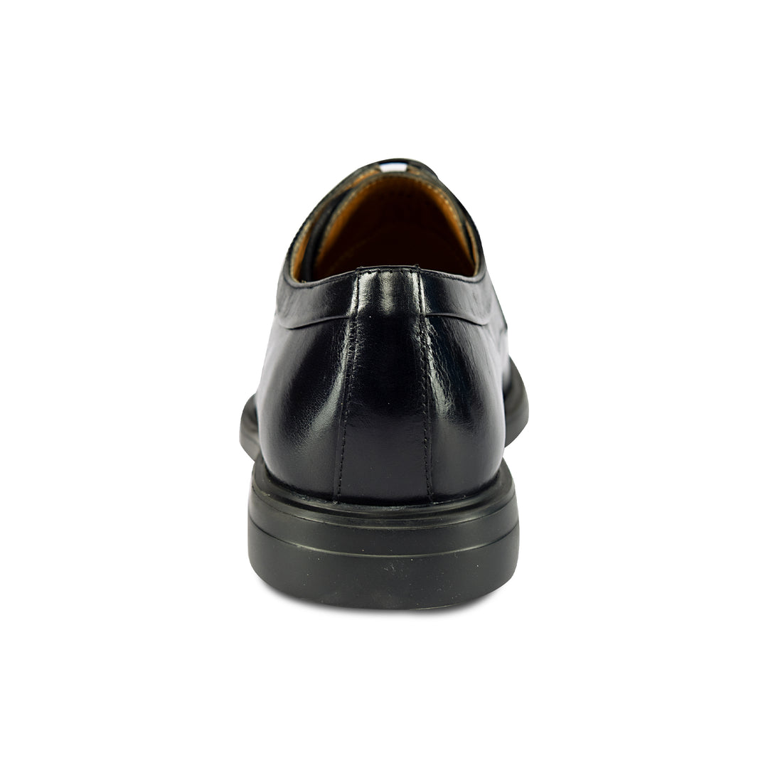 Brent Shoes Men's TW 1786 Black Derby Leather Formals