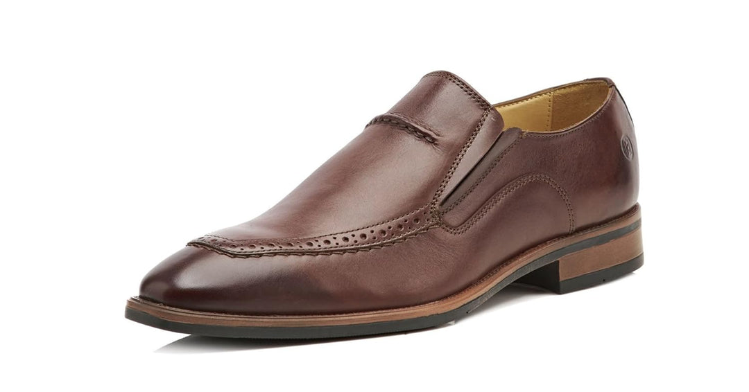 DEAL OF THE DAY !! MEN'S DEBONAIR  BURGUNDY LEATHER - SIZE UK/IND - 44/10