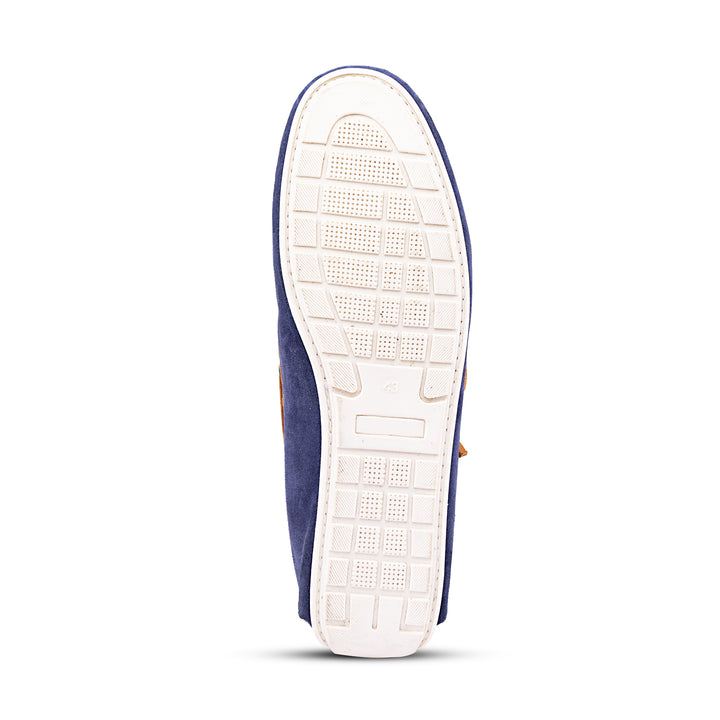 Brent Shoes Men's TW TRACE 2 Blue Tan Classic Boat Leather Semi Formals