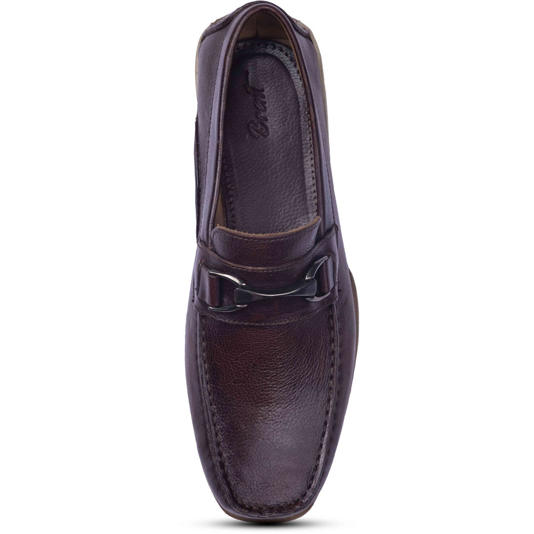 Control Tusk Men's Semi Formal Shoes (Burgundy)