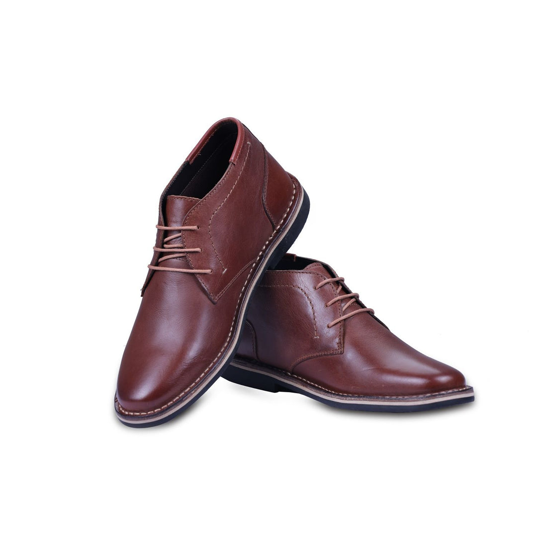 Harken Men's Semi Formal Shoes (Brown)